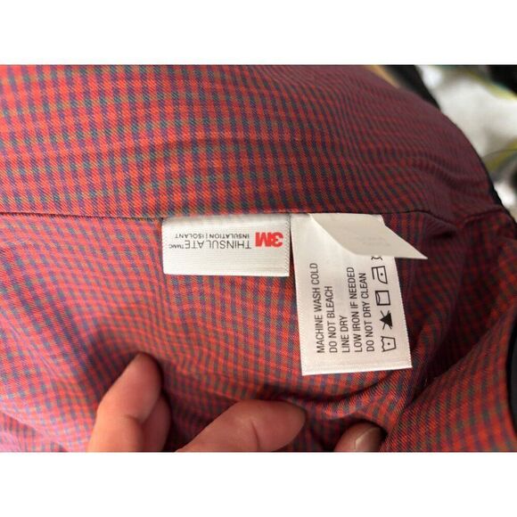 Orvis Womens Quilted Vest Navy Blue Size M 3M Thinsulate Full Zip Pockets EUC - Picture 6 of 6